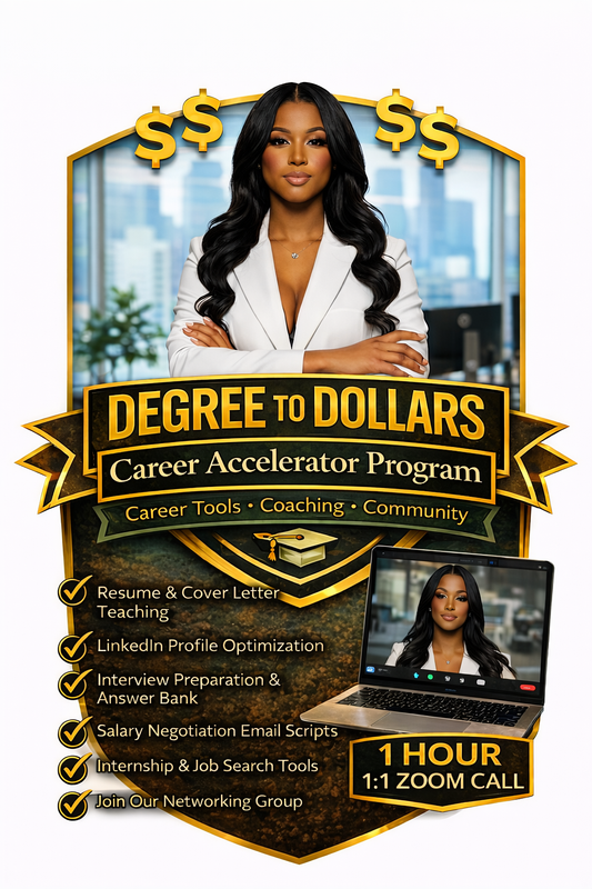 Degree to Dollars Academy™ | Career to Cash Program