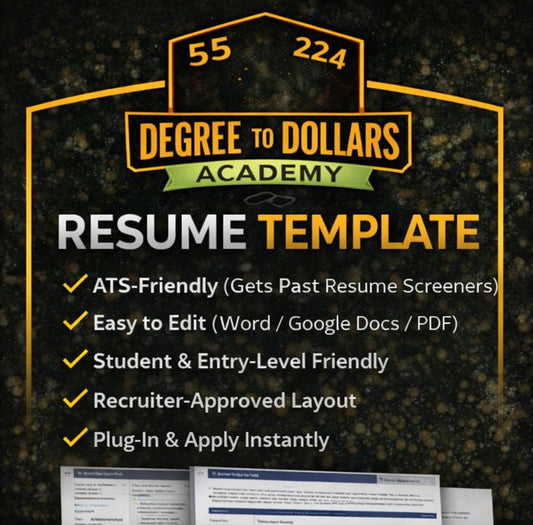 Done-For-You Resume Template